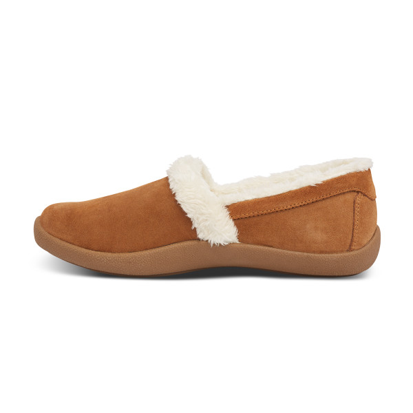 No. 21 Slipper Smooth Toe in Camel